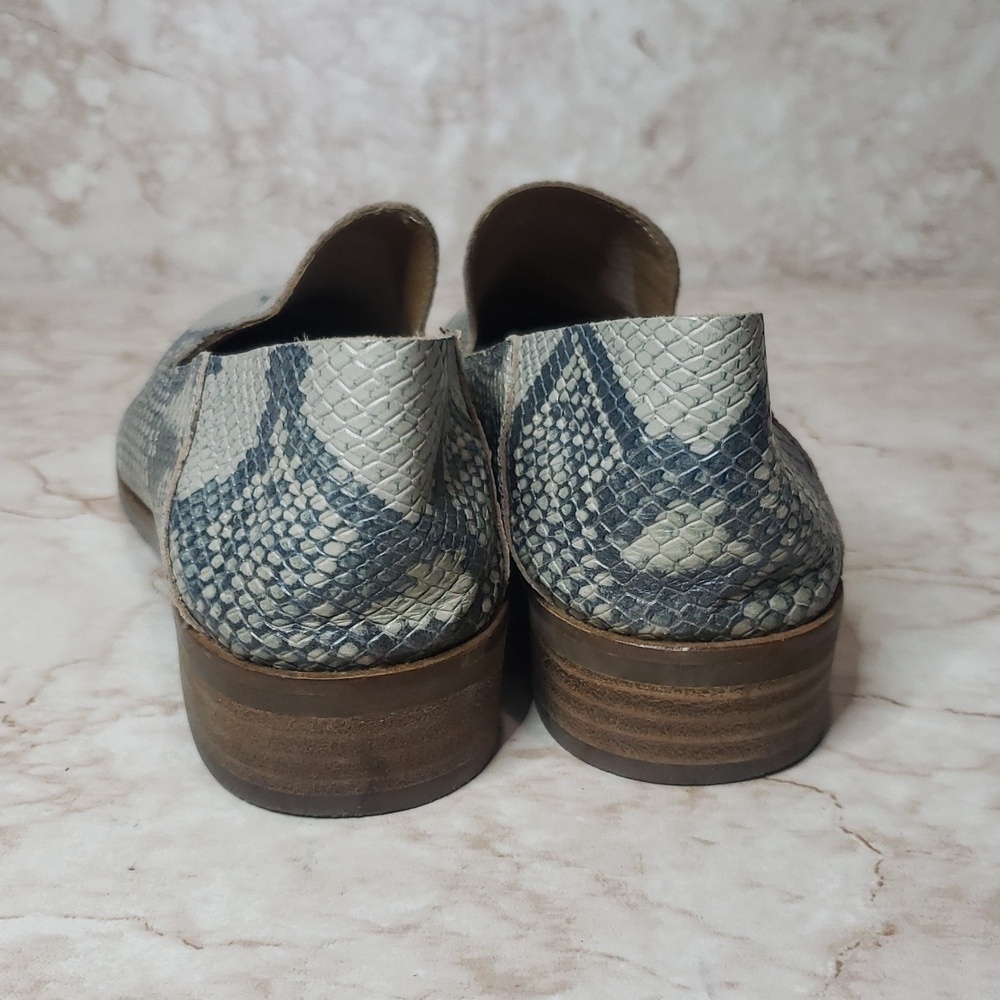 Lucky Brand Snakeskin Patterned Loafers Women's Shoes Size 8 - Picture 3 of 8